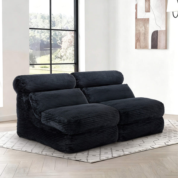 Sweetcrispy 3-in-1 Foldable Multi-Functional Sofa for Living Room