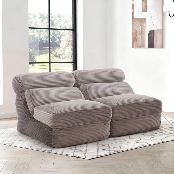 Sweetcrispy 3-in-1 Foldable Multi-Functional Sofa for Living Room