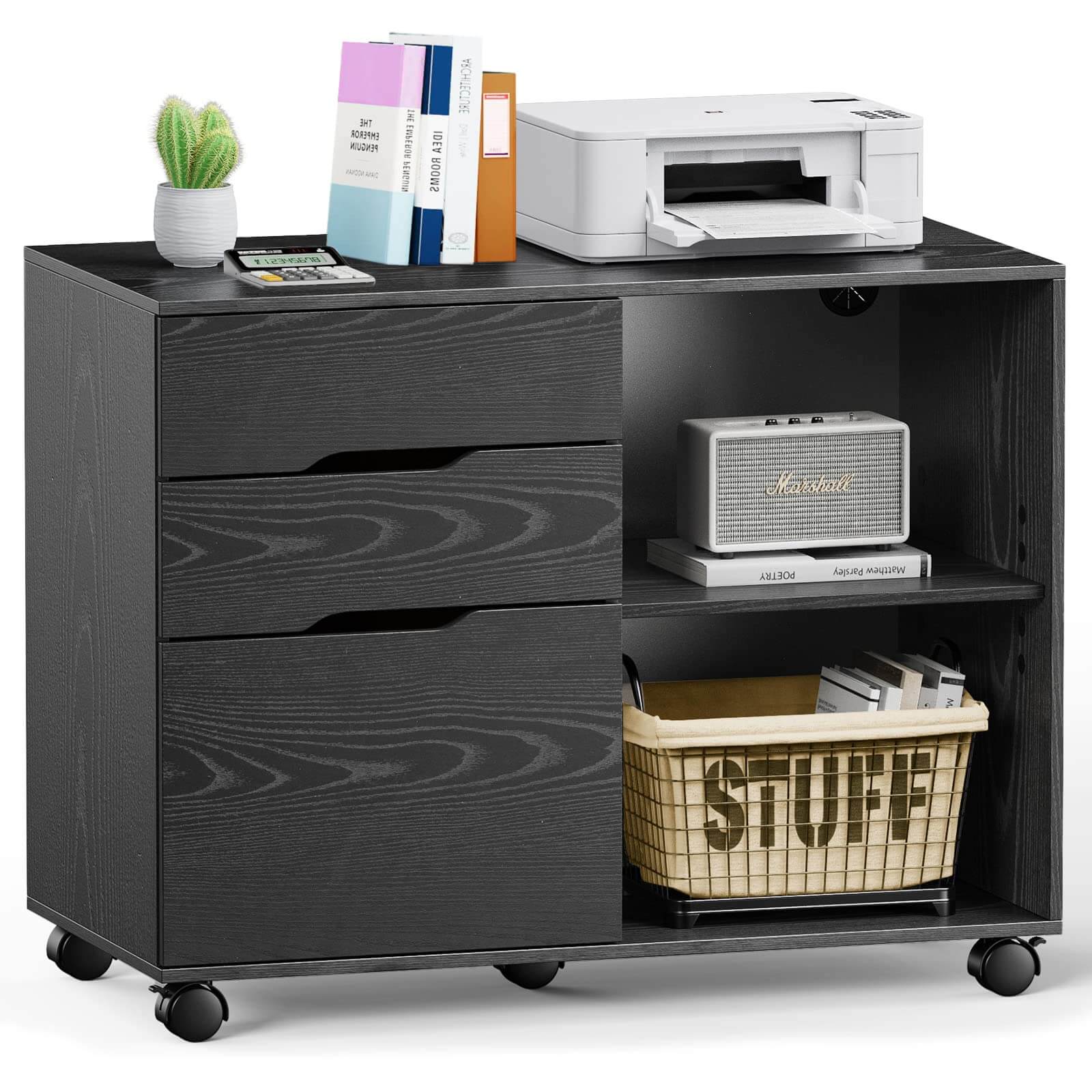 Sweetcrispy Filing Cabinet, 3 Drawer Rolling for Offices – sweetcrispy