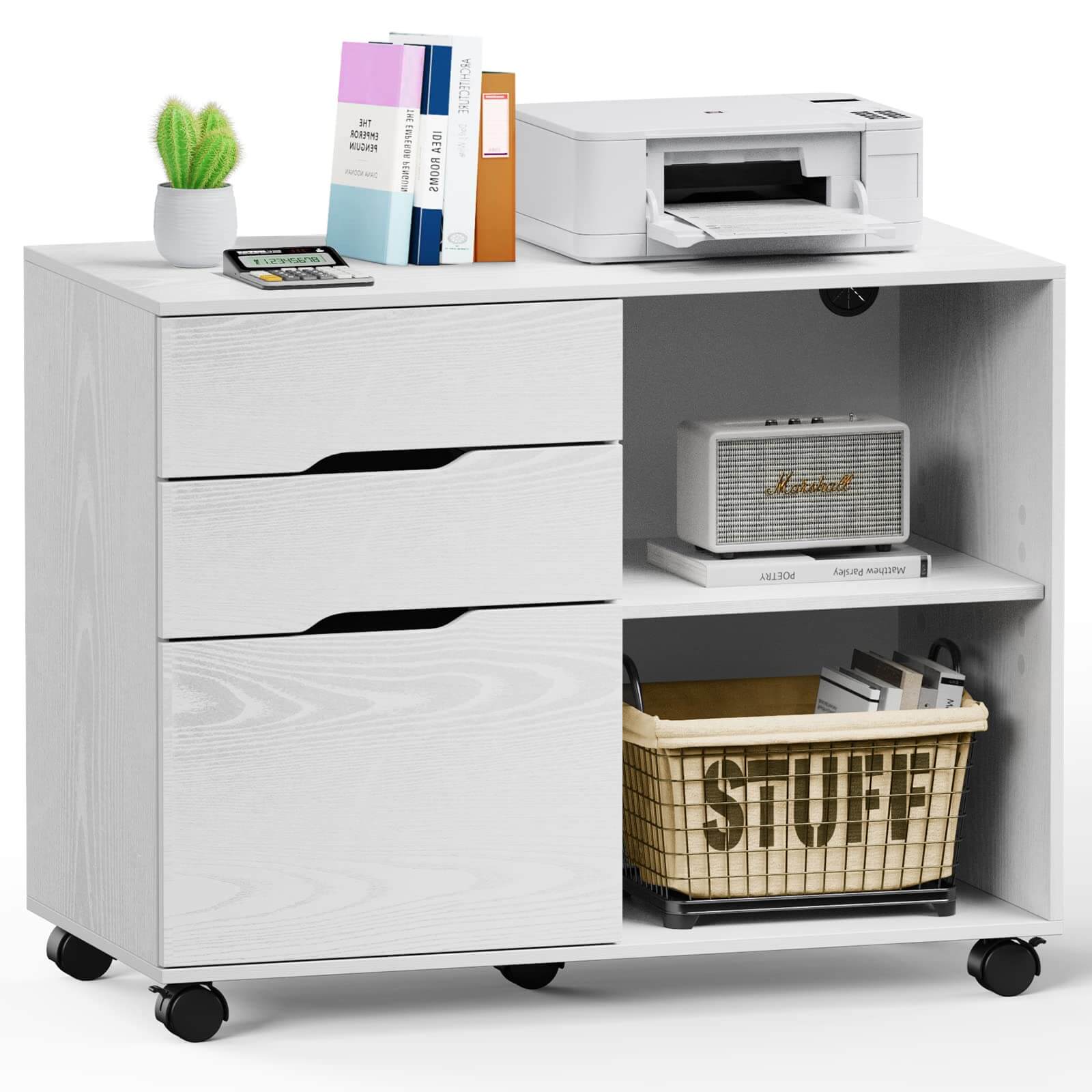 Sweetcrispy Filing Cabinet, 3 Drawer Rolling for Offices – sweetcrispy