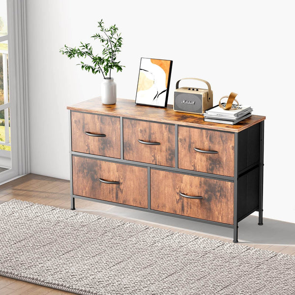 🎁 Sweetcrispy Storage Cabinet with Metal Frame for Bedroom Dresser (100% off)