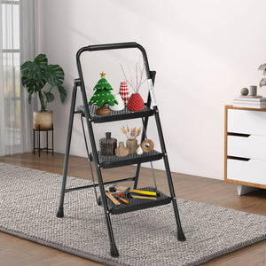Sweetcrispy Anti-Slip Ladder for Accessing and Storing Items