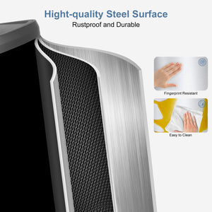 Sweetcrispy 21 Gallon Step-On Trash Can with Lid for Kitchen and Home Use