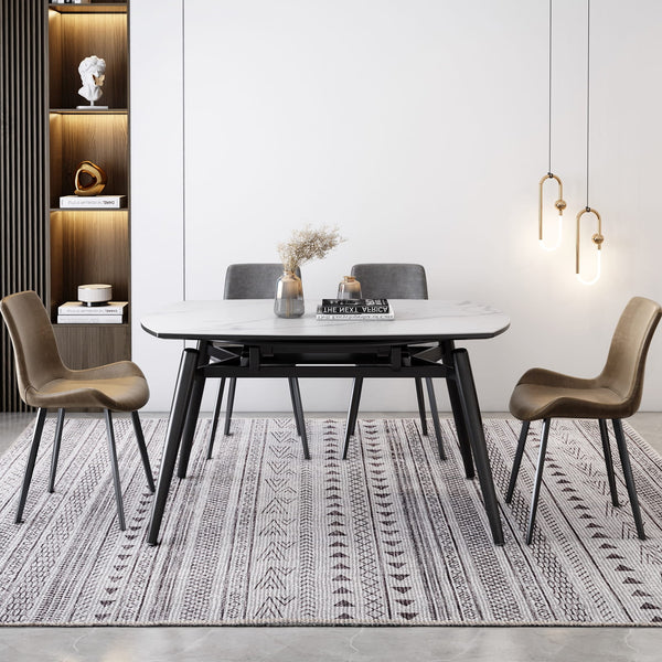 Sweetcrispy Luxury Weave Washable Area Rug for Bedroom Living Room