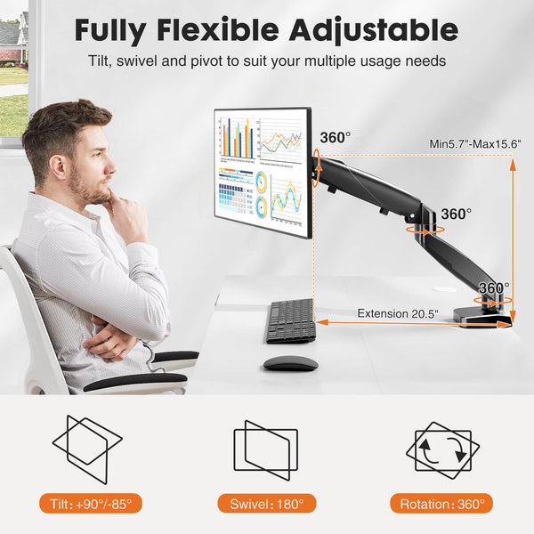 Sweetcrispy Monitor Stand Adjustable Designed for the Office