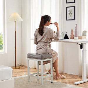 Sweetcrispy Saddle Bar Stool Soft Cushion for Dining Room