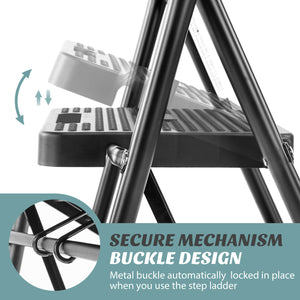 Sweetcrispy Anti-Slip Ladder for Accessing and Storing Items