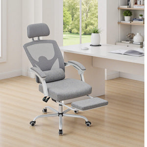 Sweetcrispy Office Chair with Lumbar Extendable Pedal