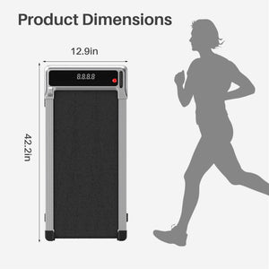 Sweetcrispy Portable Foldable Treadmill with Handrails