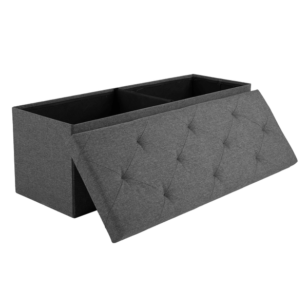 Sweetcrispy Bed Footstool with Storage for Bedroom and Entry Door
