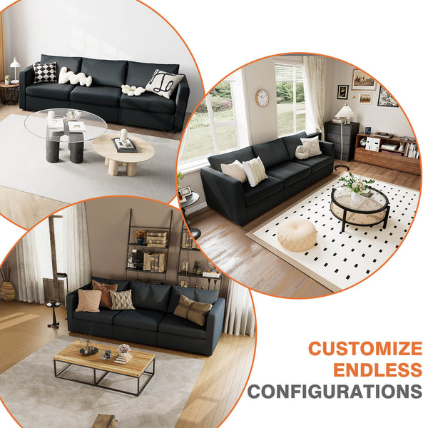 Sweetcrispy Convertible Combo Sofa Bed for Living Room