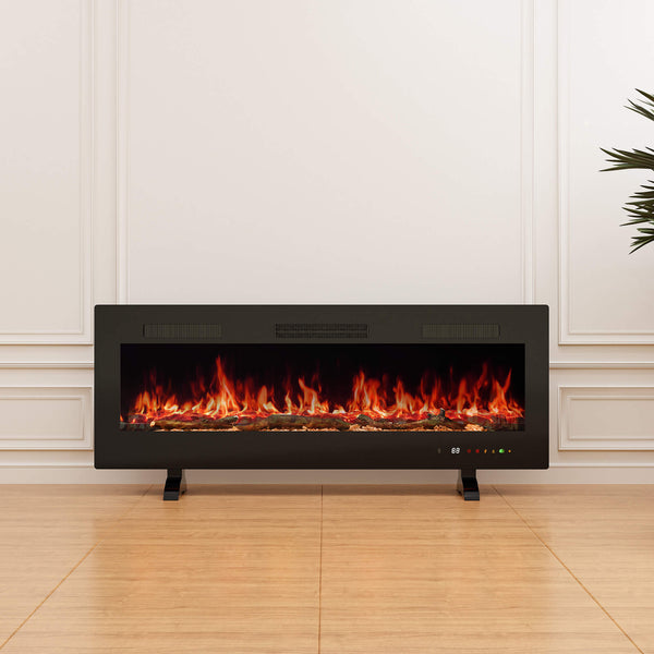Sweetcrispy Smart Electric Fireplace for Indoor Use