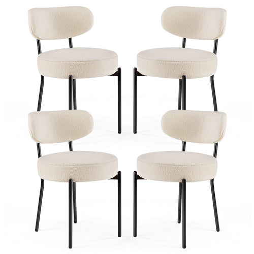 Sweetcrispy Dining Chair Set of 4 Soft Cushions for Dining Room