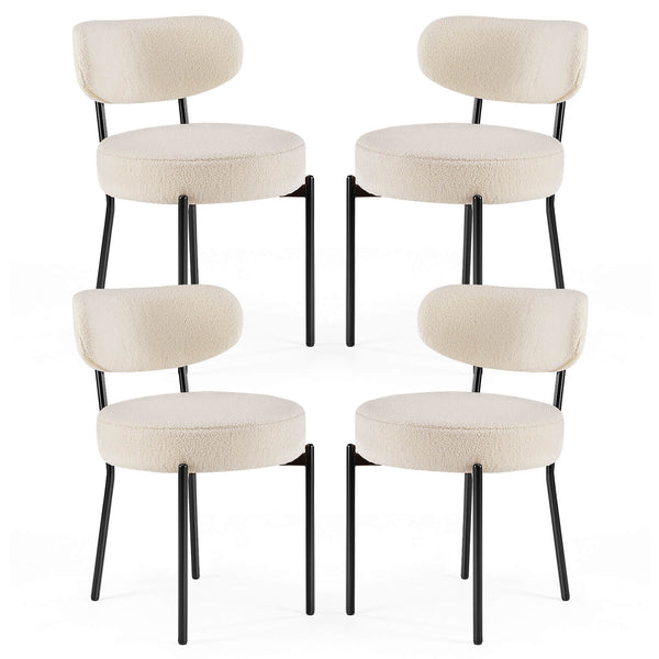 Sweetcrispy Dining Chair Set of 4 Soft Cushions for Dining Room