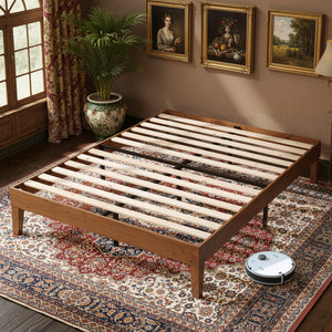 wood panel bed frame