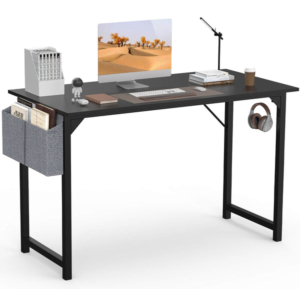 Sweetcrispy Computer Desk with Organizer for Office Bedroom