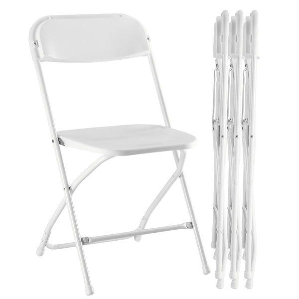 Sweetcrispy Lightweight Plastic Folding Chair for Indoor & Outdoor Use