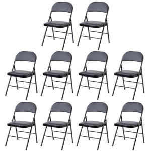 Sweetcrispy Leather Folding Chair for Events and Home Use