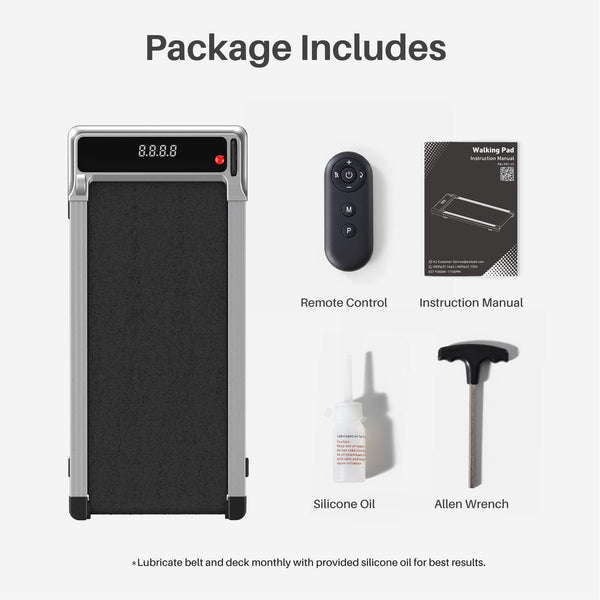 Sweetcrispy Portable Foldable Treadmill with Handrails