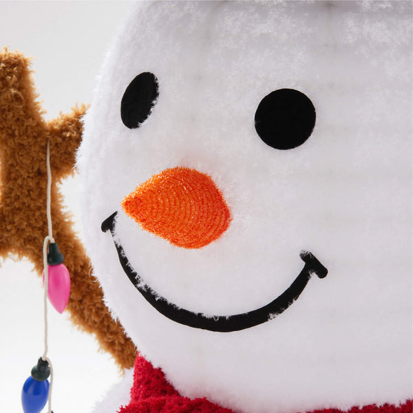 Sweetcrispy Lighted Snowman Outdoor Christmas Decoration