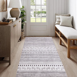 Sweetcrispy Luxury Weave Washable Area Rug for Bedroom Living Room