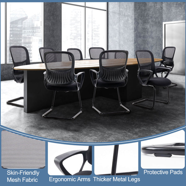 Sweetcrispy Office Chair with Storage Basket for Office