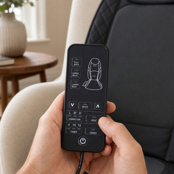 Sweetcrispy Massage Cushion with Heating and Vibration Functions For Car Cushion and Home Office Chair