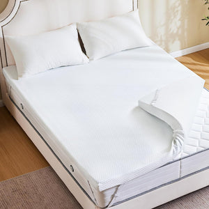 Sweetcrispy 3D Breathable Memory Foam Mattress Pad | Cool · Supportive · Easy Care