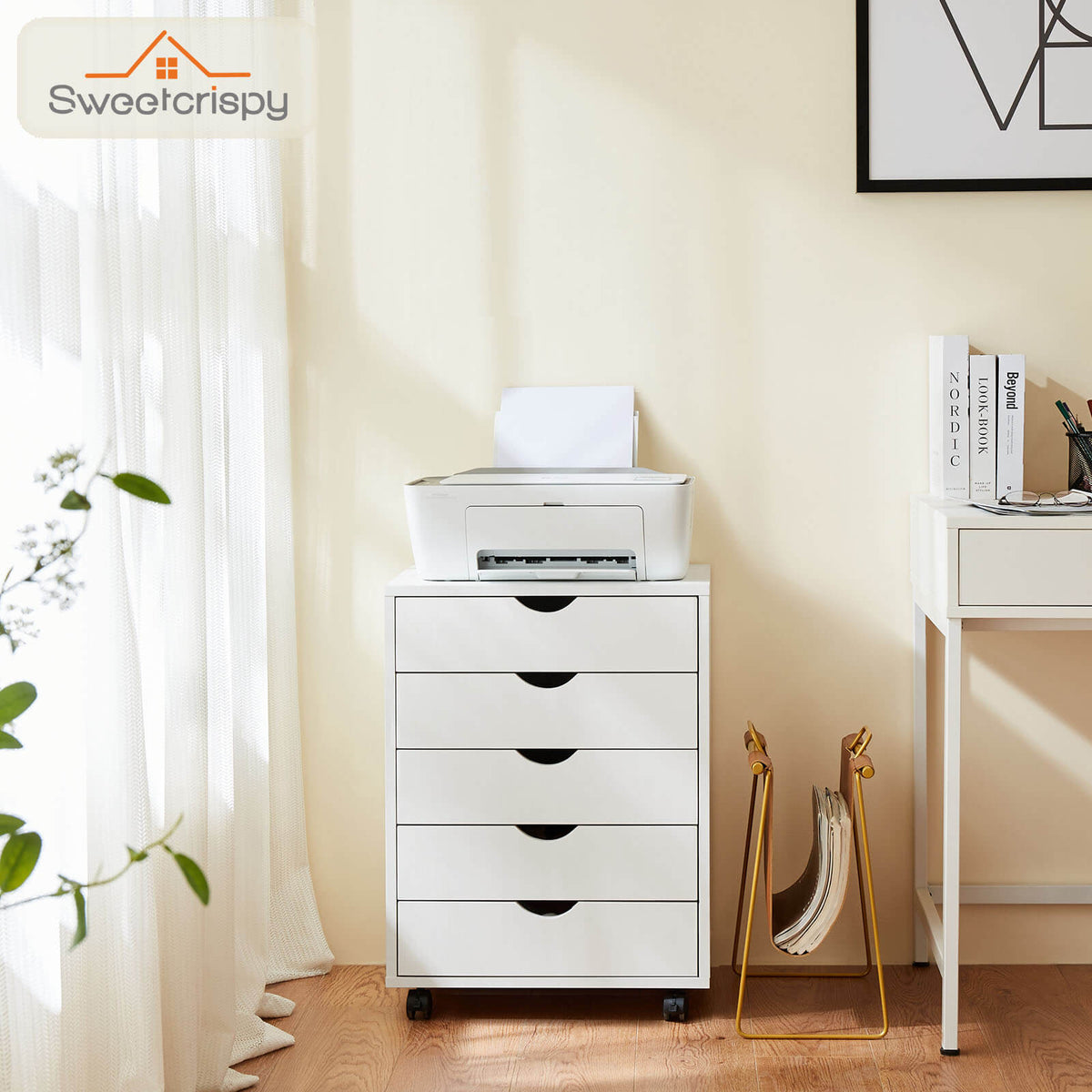 Living Roon Drawer Sweetcrispy 5 Drawer Chest of Drawers for Living Room Office