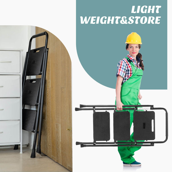 Sweetcrispy Anti-Slip Ladder for Accessing and Storing Items