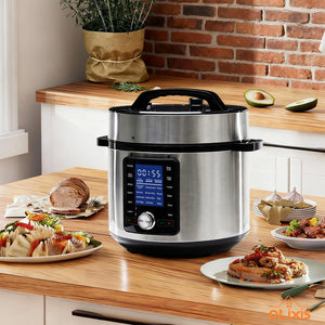 Sweetcrispy 12-in-1 Multi-Function Electric Pressure Cooker with Stainless Steel Exterior