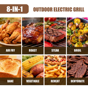 Sweetcrispy 3.7L Steak Maker, Electric Indoor Grill For BBQ Parties & Family Dinners