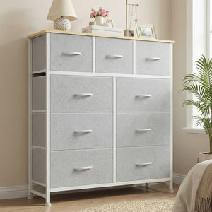 SWEETCRISPY Fabric Dresser, Storage Chest For Bedroom, Closet, Living Room, Hallway