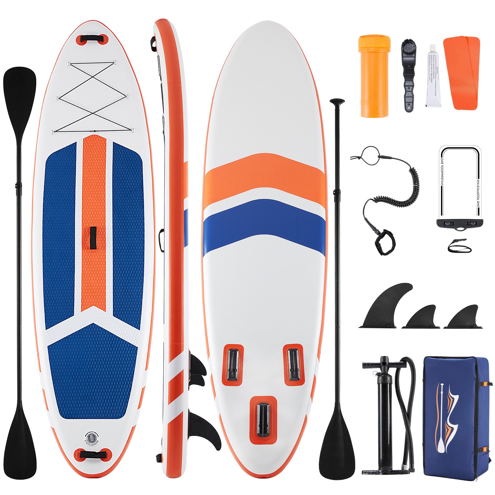 Sweetcrispy Inflatable Paddleboard with Premium Accessories for Outdoor Surfing – sweetcrispy