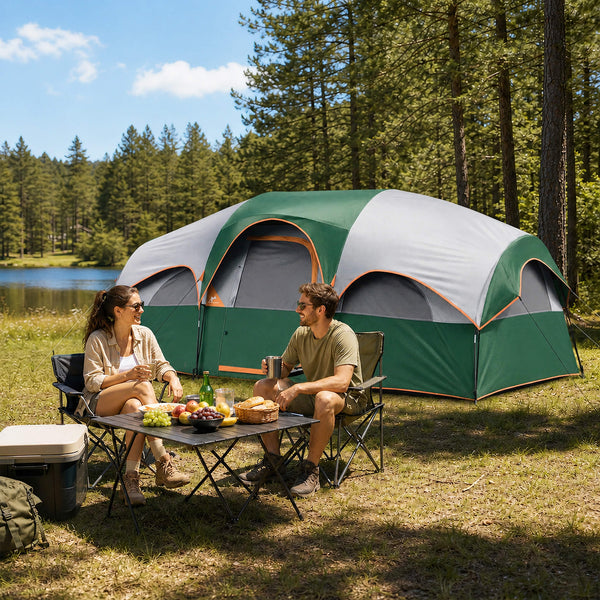 Sweetcrispy 8‑Person Family Camping Tent for Outdoor Camping