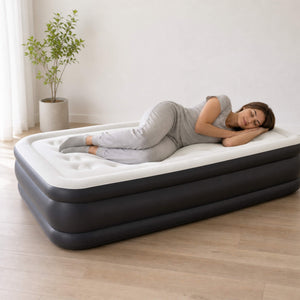 Sweetcrispy Portable Quick-Inflating Air Mattress for Outdoor
