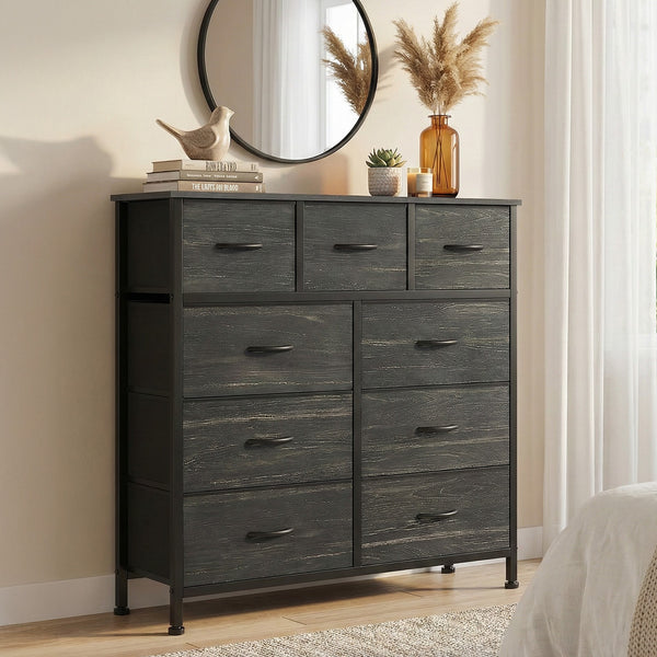 SWEETCRISPY Fabric Dresser, Storage Chest For Bedroom, Closet, Living Room, Hallway