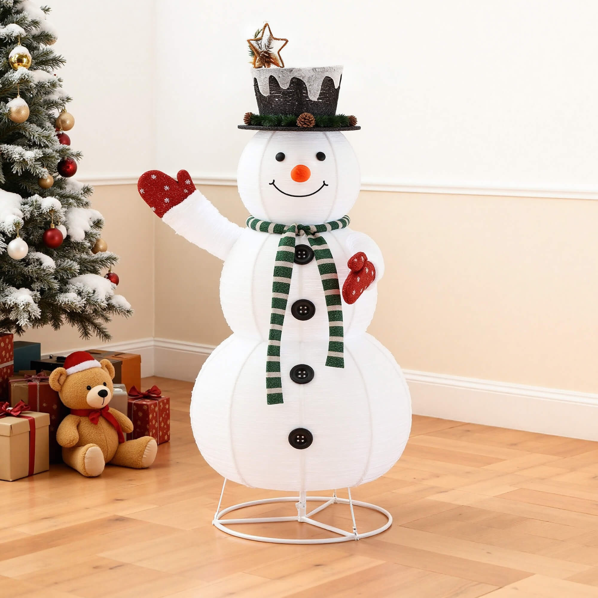 Sweetcrispy Lighted Snowman Outdoor Christmas Decoration – sweetcrispy