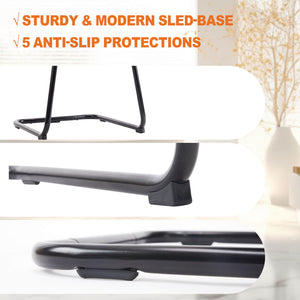Sweetcrispy Office Chair with Storage Basket for Office