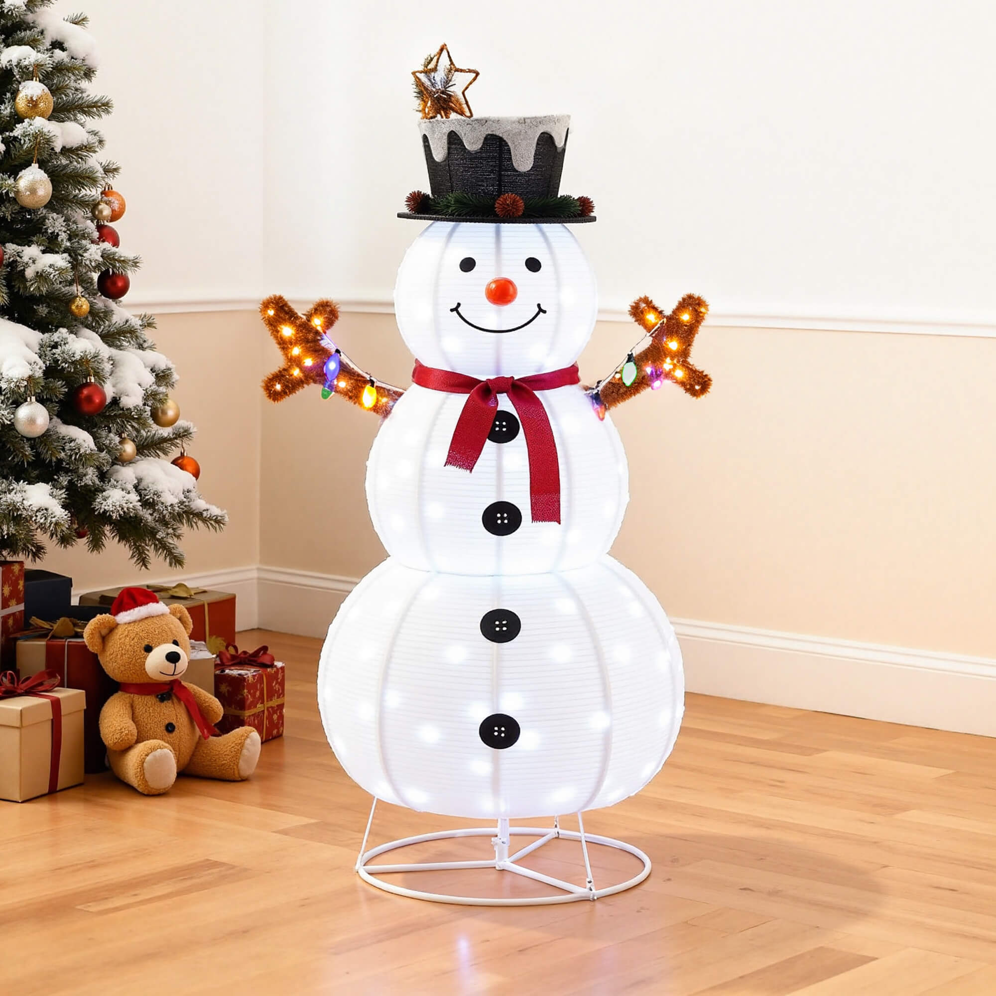 Sweetcrispy Lighted Snowman Outdoor Christmas Decoration – sweetcrispy