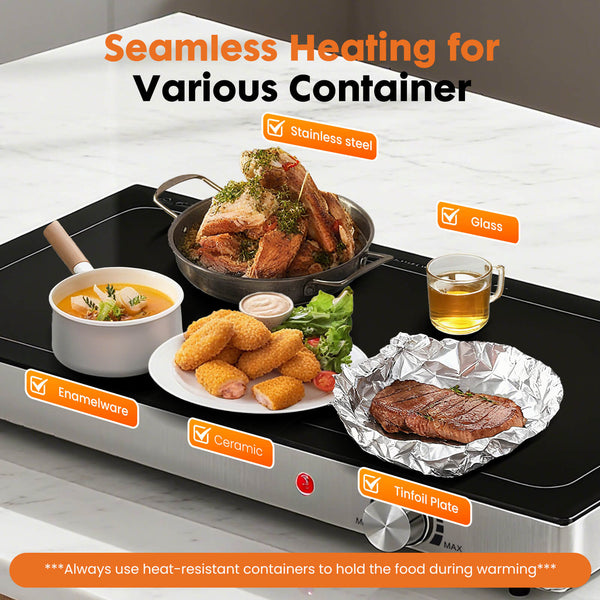 Sweetcrispy EverServe Electric Heater Tray