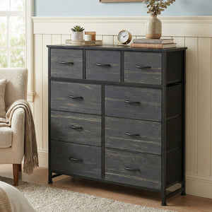 SWEETCRISPY Fabric Dresser, Storage Chest For Bedroom, Closet, Living Room, Hallway