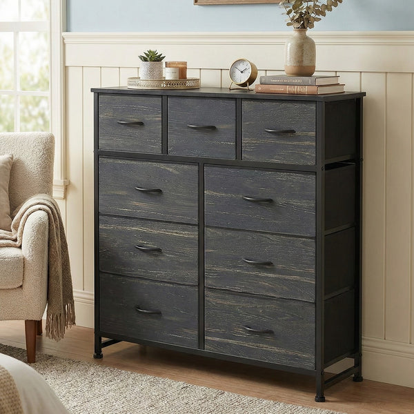 SWEETCRISPY Fabric Dresser, Storage Chest For Bedroom, Closet, Living Room, Hallway