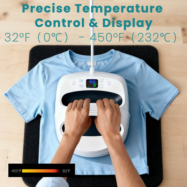Sweetcrispy Portable Heat Press Machine 12x10.4" for Heat Transfer