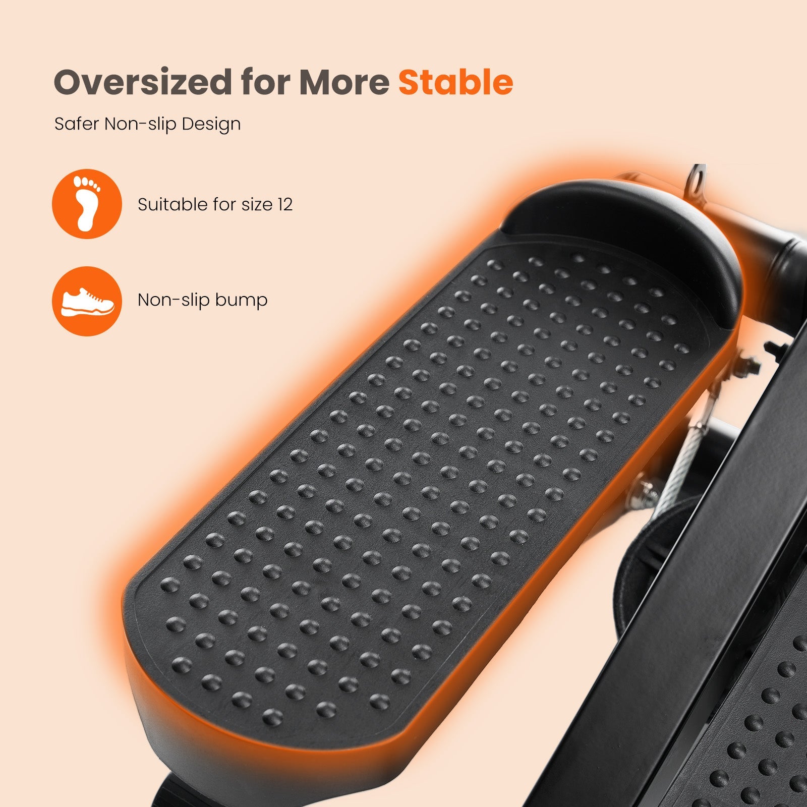 Sweetcrispy Mini Home Resistance Stepper for Indoor Fitness