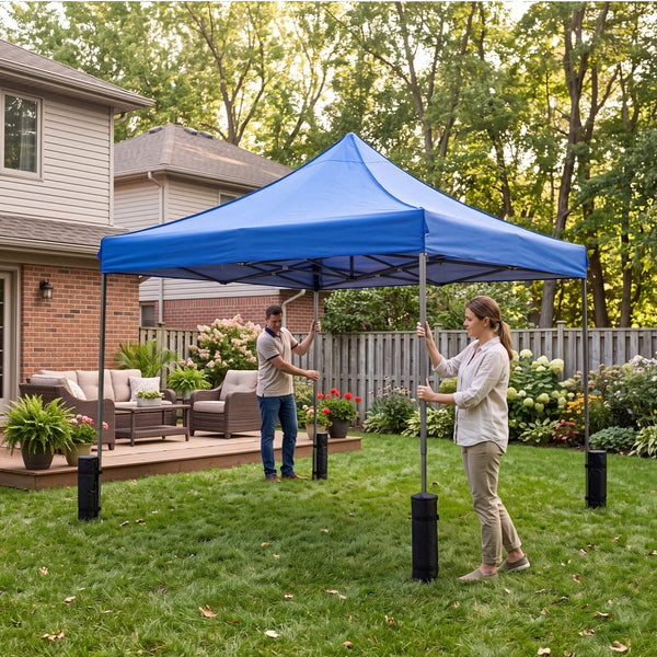 Sweetcrispy Heavy-Duty Pop-Up Portable Sunshade and Waterproof Tent for Outdoor Use