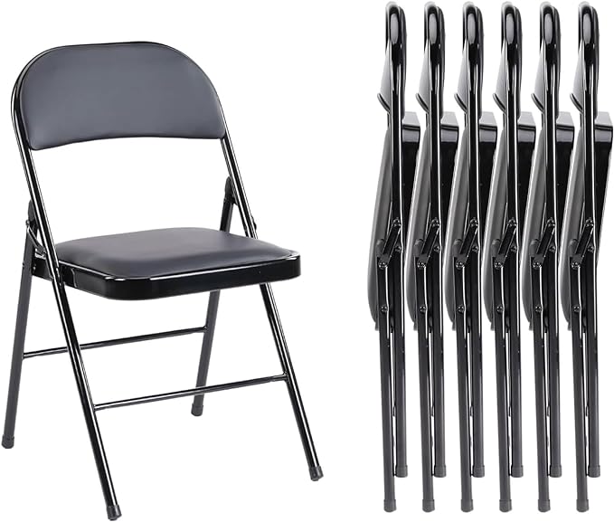 Sweetcrispy Leather Folding Chair for Events and Home Use – sweetcrispy
