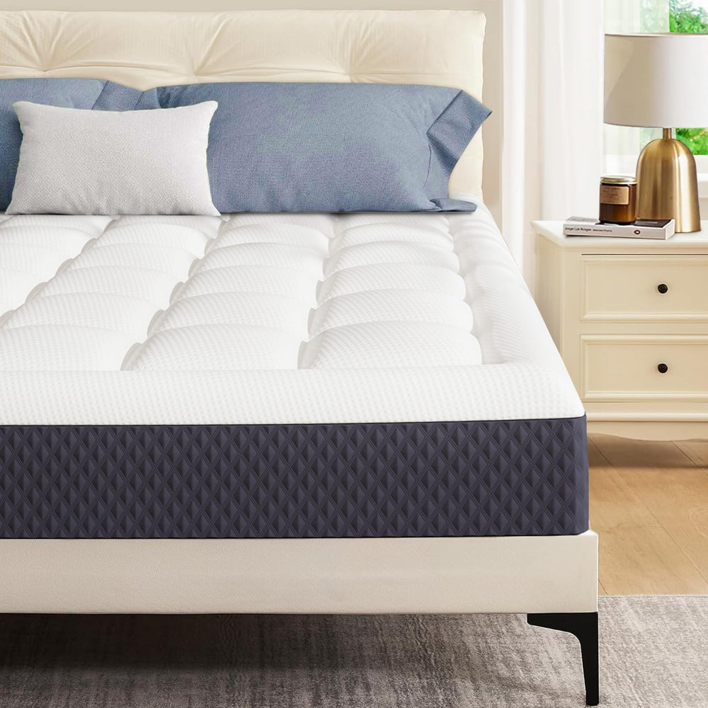 edx Narrow  Mattress, Gel Memory Foam Mattress with Breathable Pillowtop for Cool Sleep and Pressure Relief,Fiberglass-Free,CertiPUR-US® Certified Small Single Mattresses in a Box