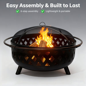 Sweetcrispy | The Gatherer Outdoor Fire Pit — 30" & 36" Sizes