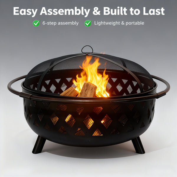 Sweetcrispy | The Gatherer Outdoor Fire Pit — 30" & 36" Sizes